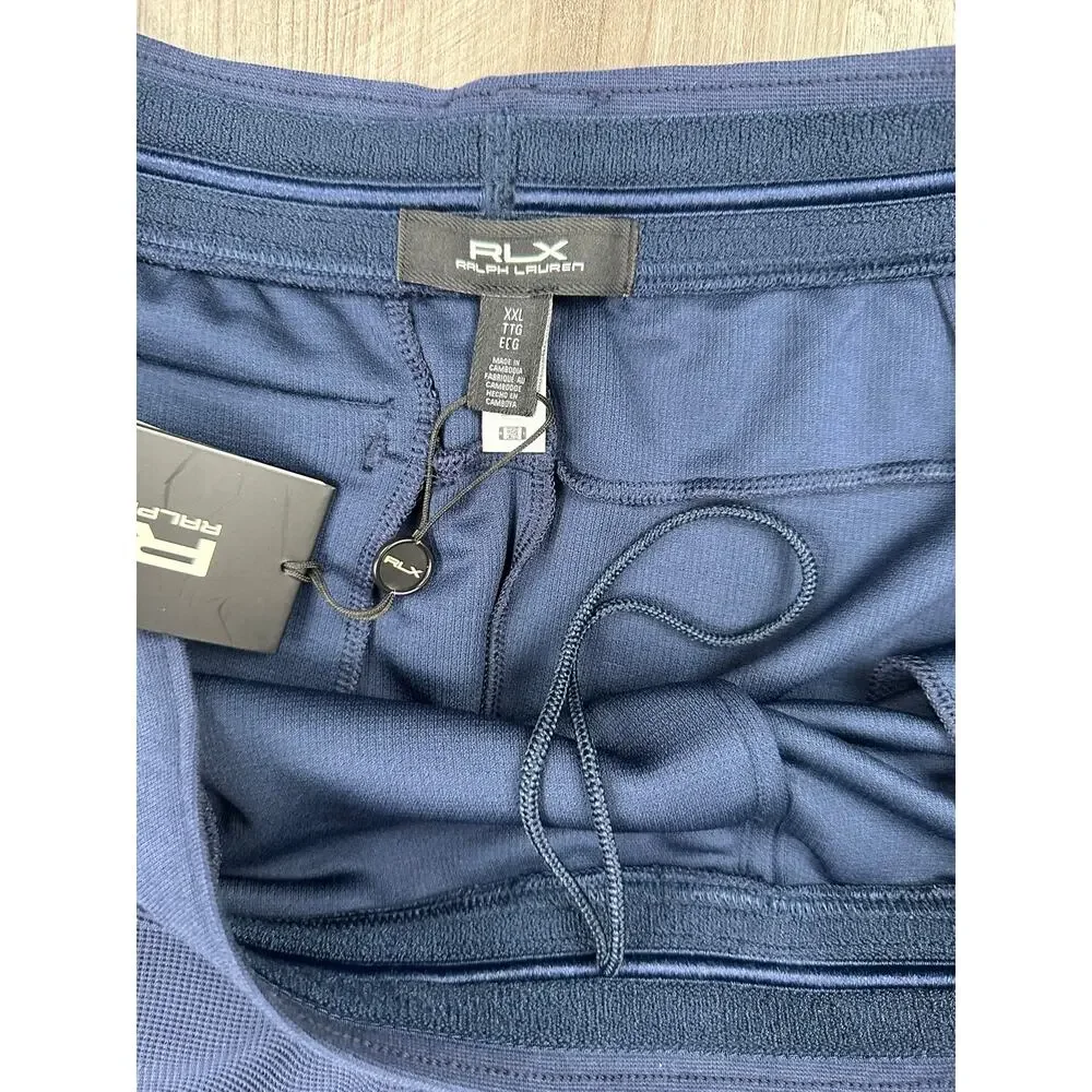 RLX Ralph Lauren Performance Waffle-Knit Jogger Pants Navy NWT — Size 2XL